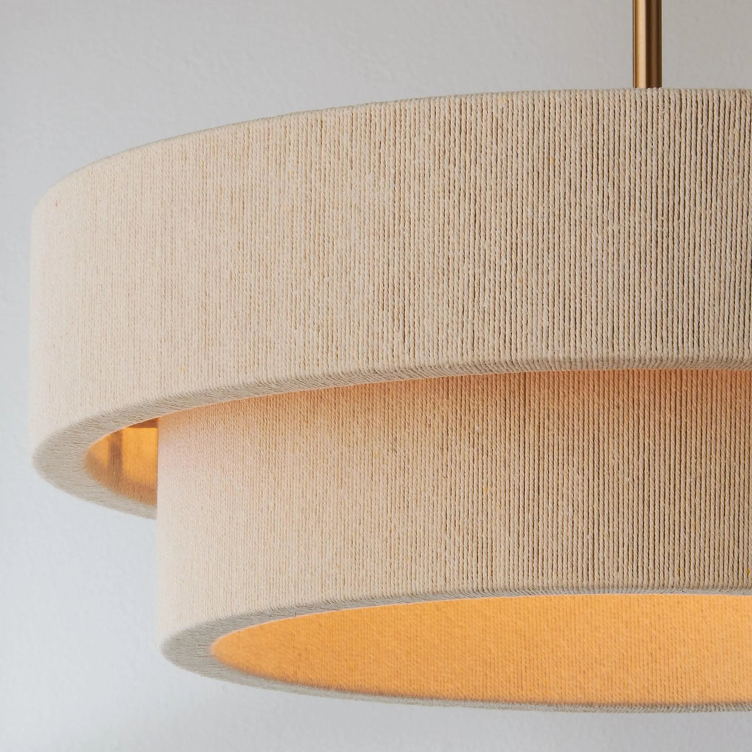Kalini Double Drum Convertible Chandelier