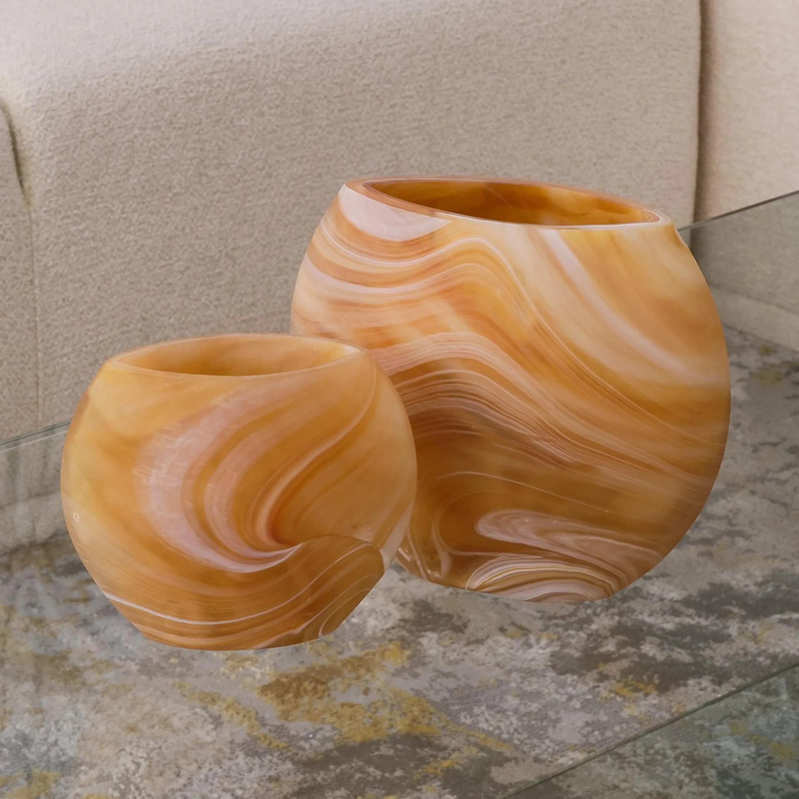 Kame Vases - Set of 2