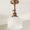Kelsey Convertible Ceiling Light - Dome Frosted