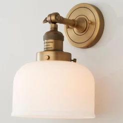 Kelsey Convertible Ceiling Light - Dome Frosted