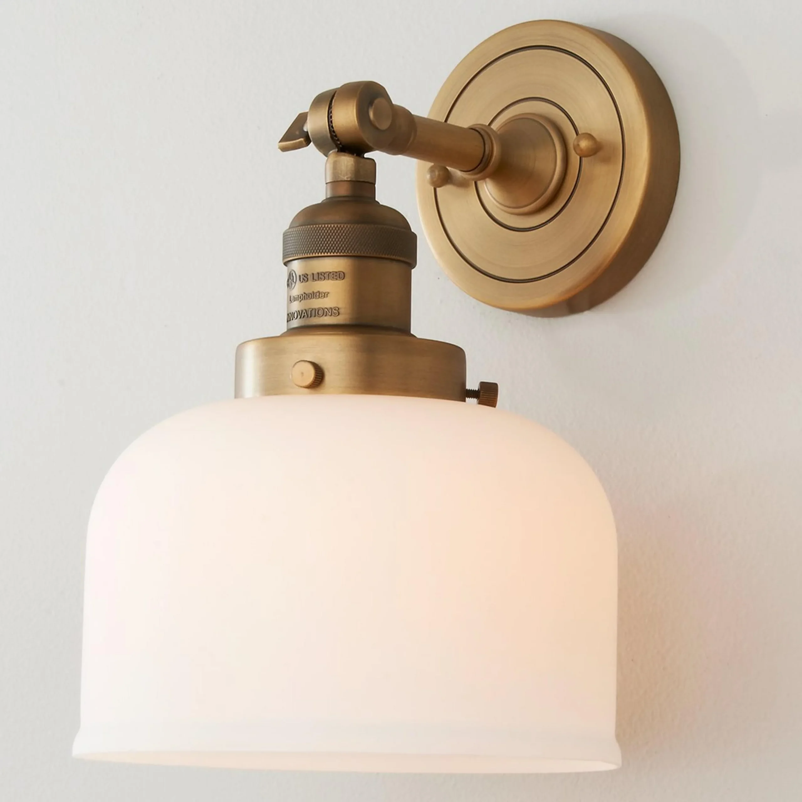 Kelsey Convertible Ceiling Light - Dome Frosted