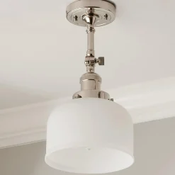 Kelsey Convertible Ceiling Light - Dome Frosted