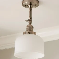 Kelsey Convertible Ceiling Light - Dome Frosted