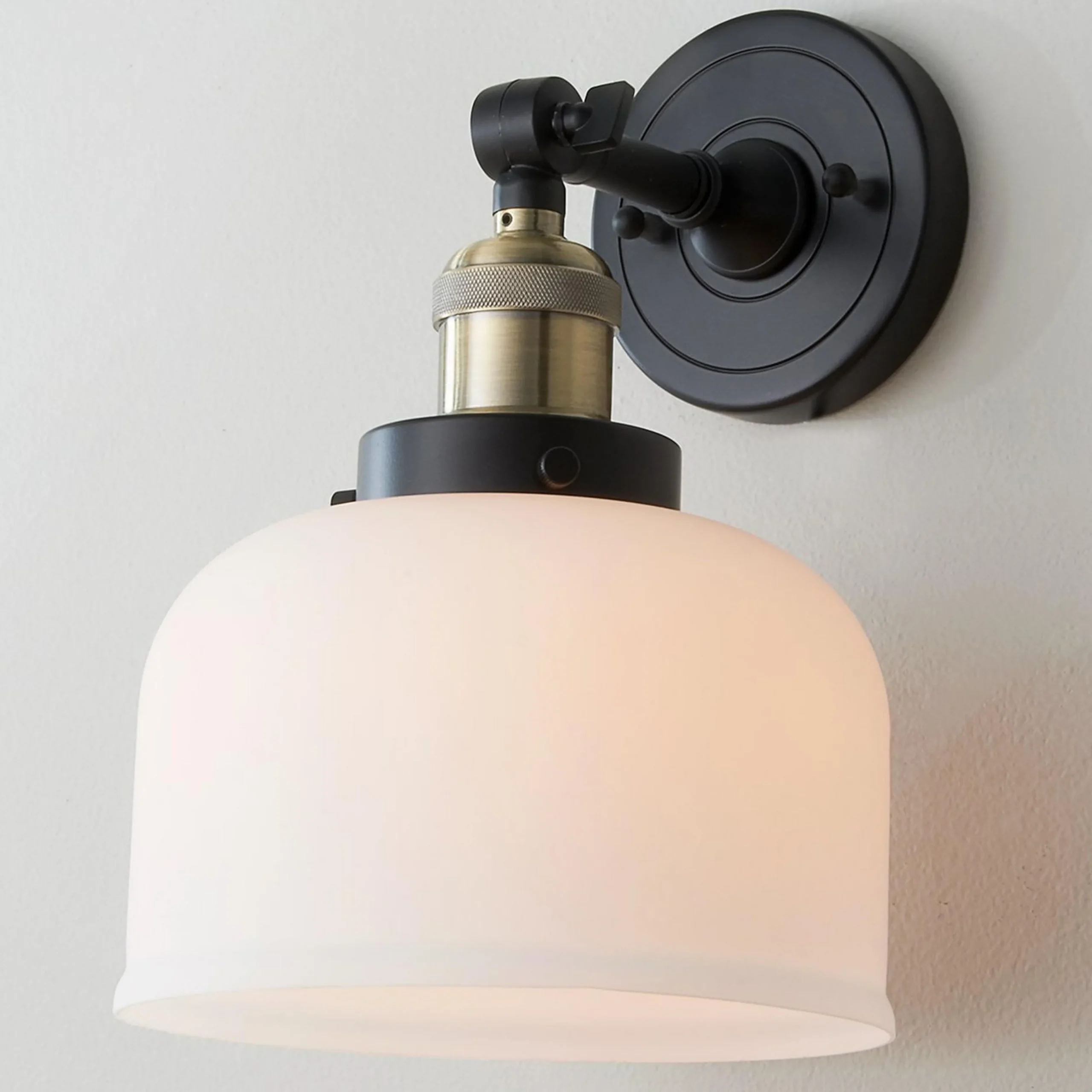 Kelsey Convertible Ceiling Light - Dome Frosted