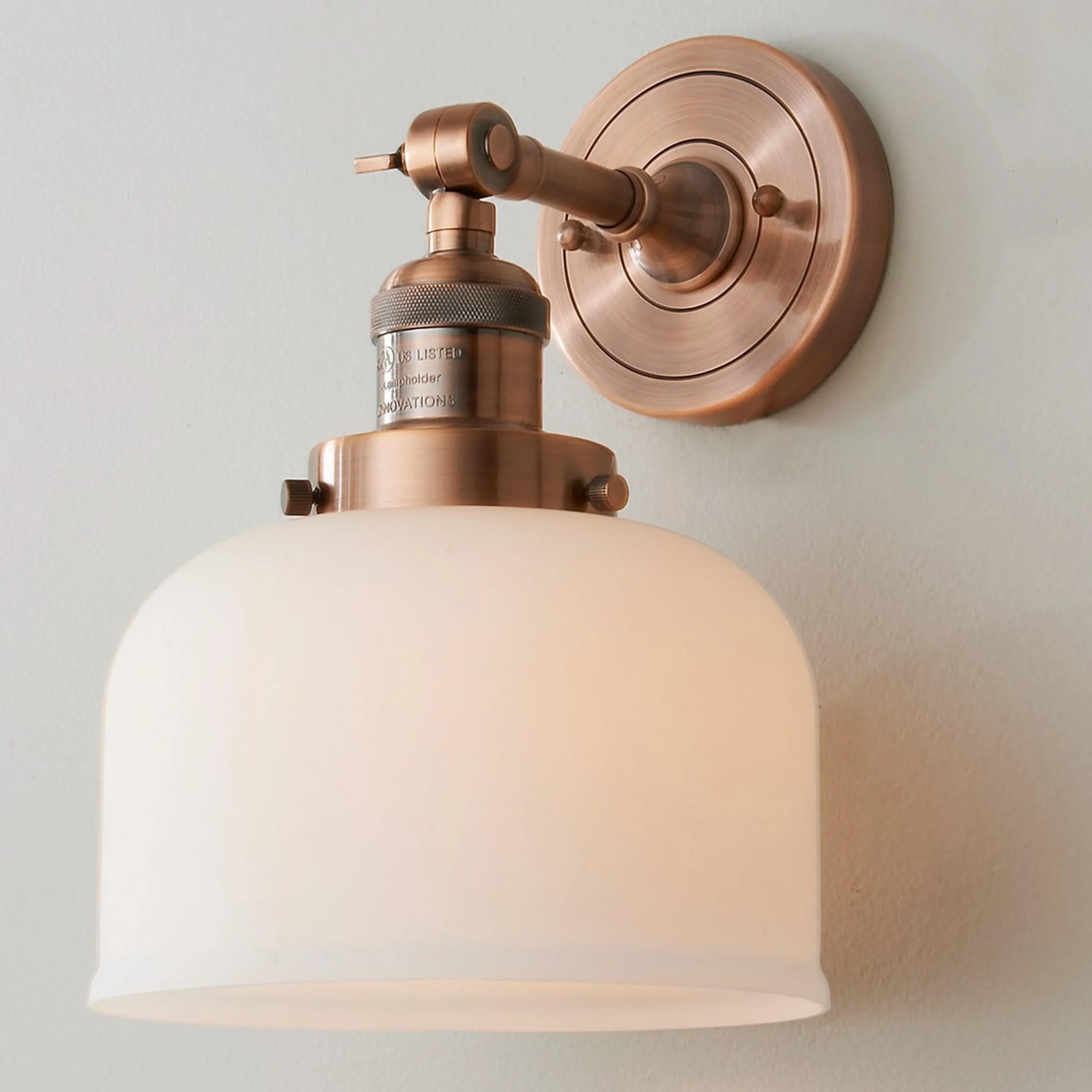 Kelsey Convertible Ceiling Light - Dome Frosted