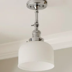 Kelsey Convertible Ceiling Light - Dome Frosted