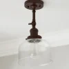 Kelsey Convertible Ceiling Light - Dome Seeded