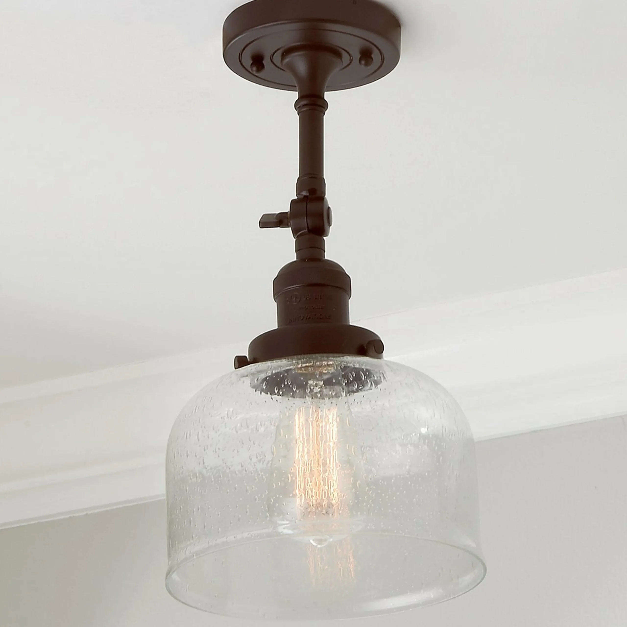 Kelsey Convertible Ceiling Light - Dome Seeded