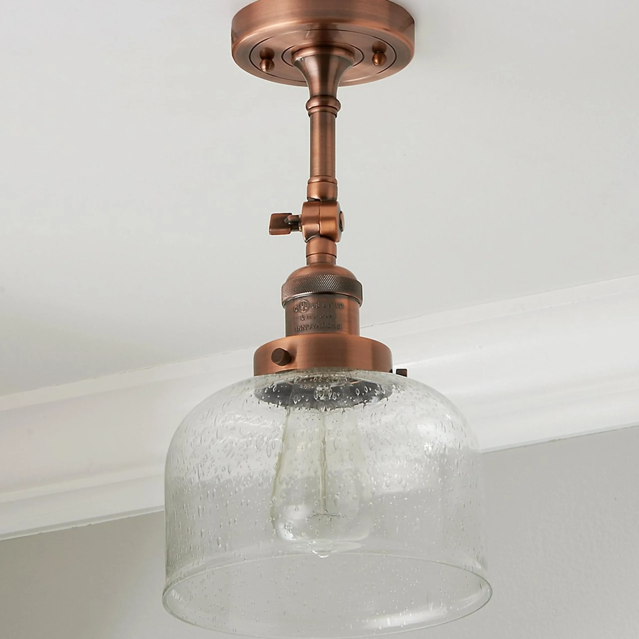 Kelsey Convertible Ceiling Light - Dome Seeded