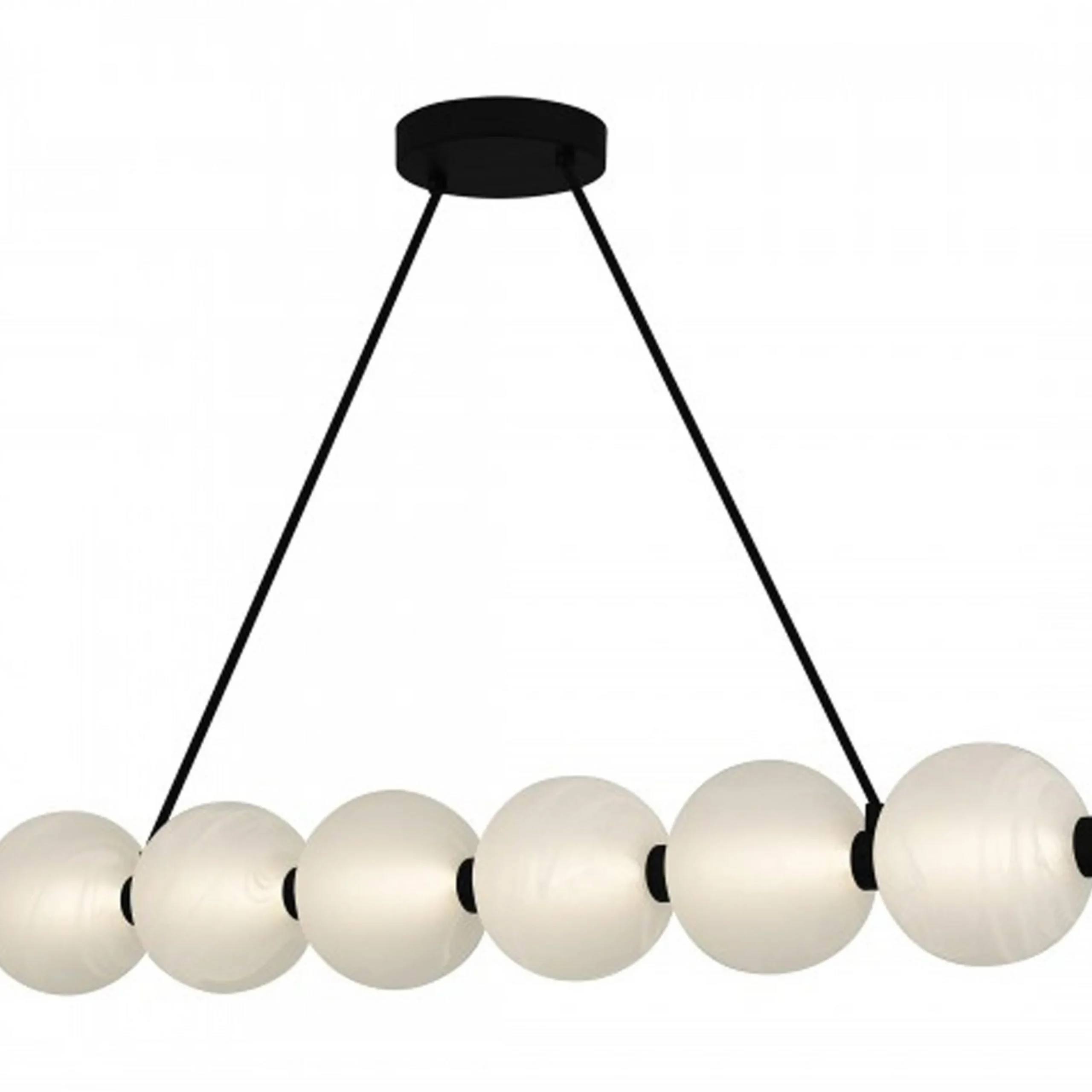 Kinematic LED Island Chandelier