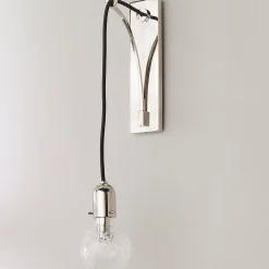 Lattice Cut Glass Sconce