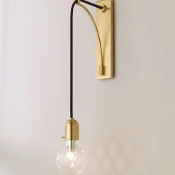 Lattice Cut Glass Sconce