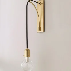 Lattice Cut Glass Sconce