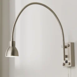 LED Gooseneck Reading Swing Arm Sconce