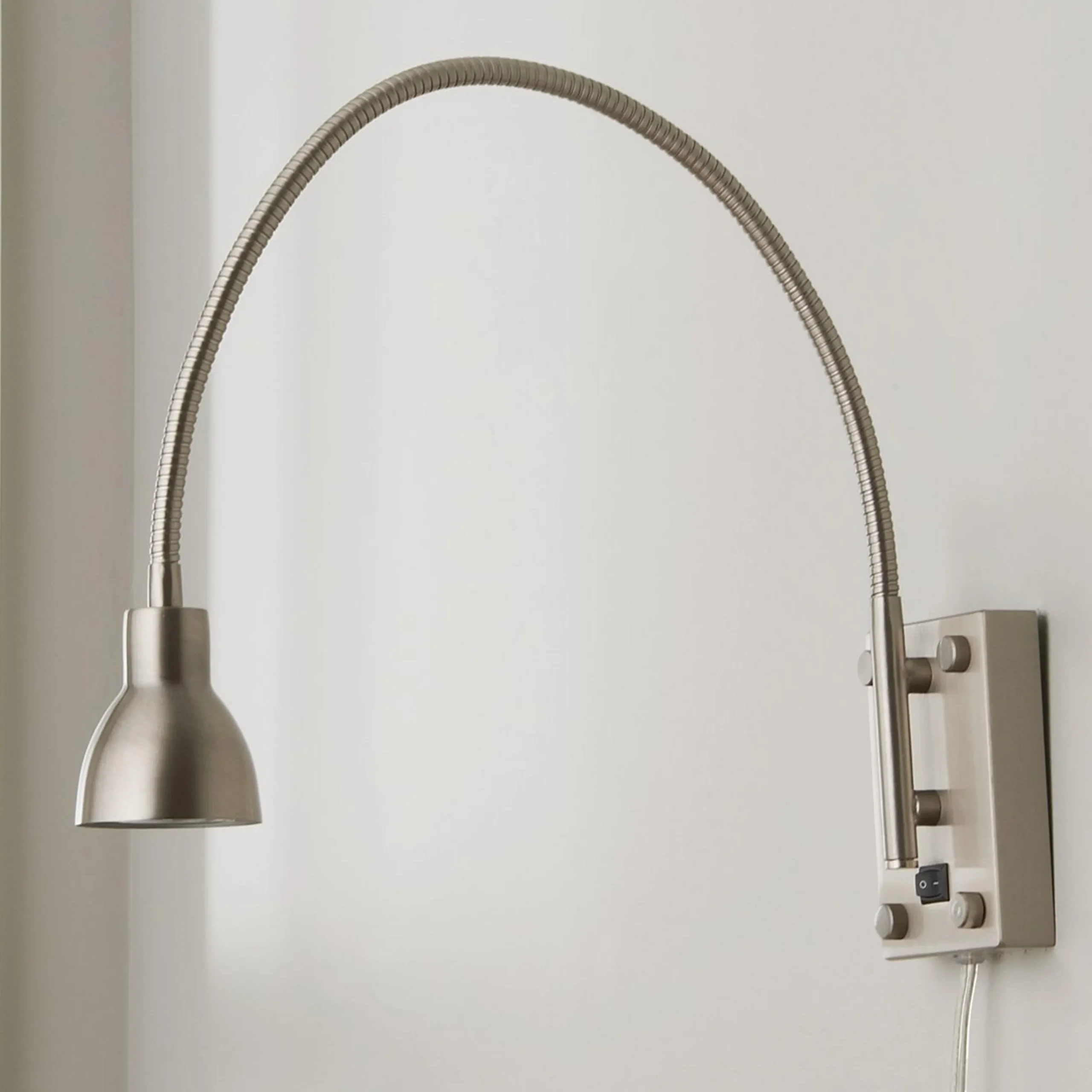 LED Gooseneck Reading Swing Arm Sconce