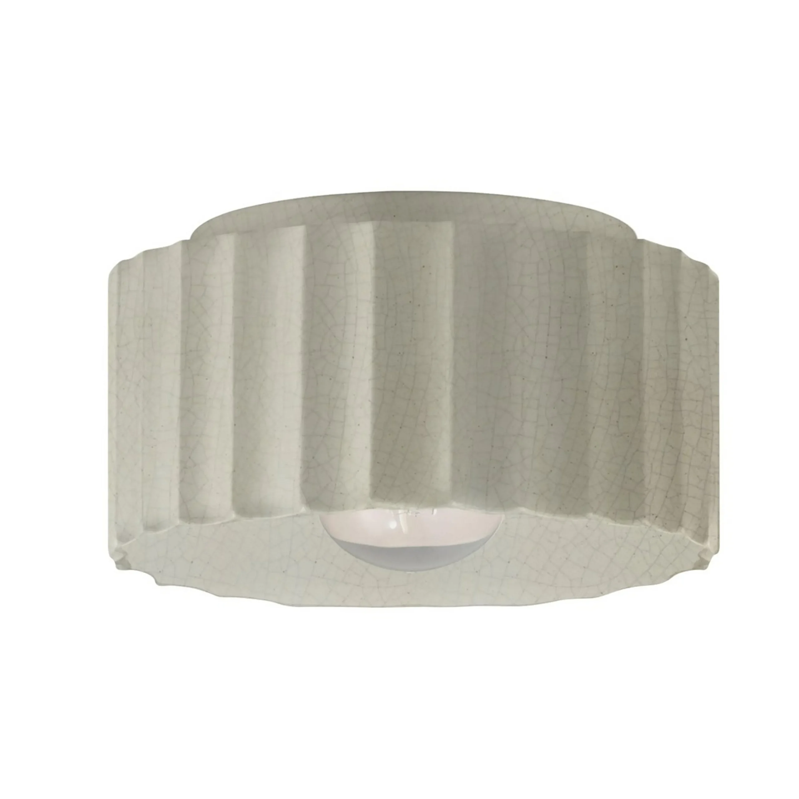 Lemnos Ceramic Ceiling Light - Medium - Crackle