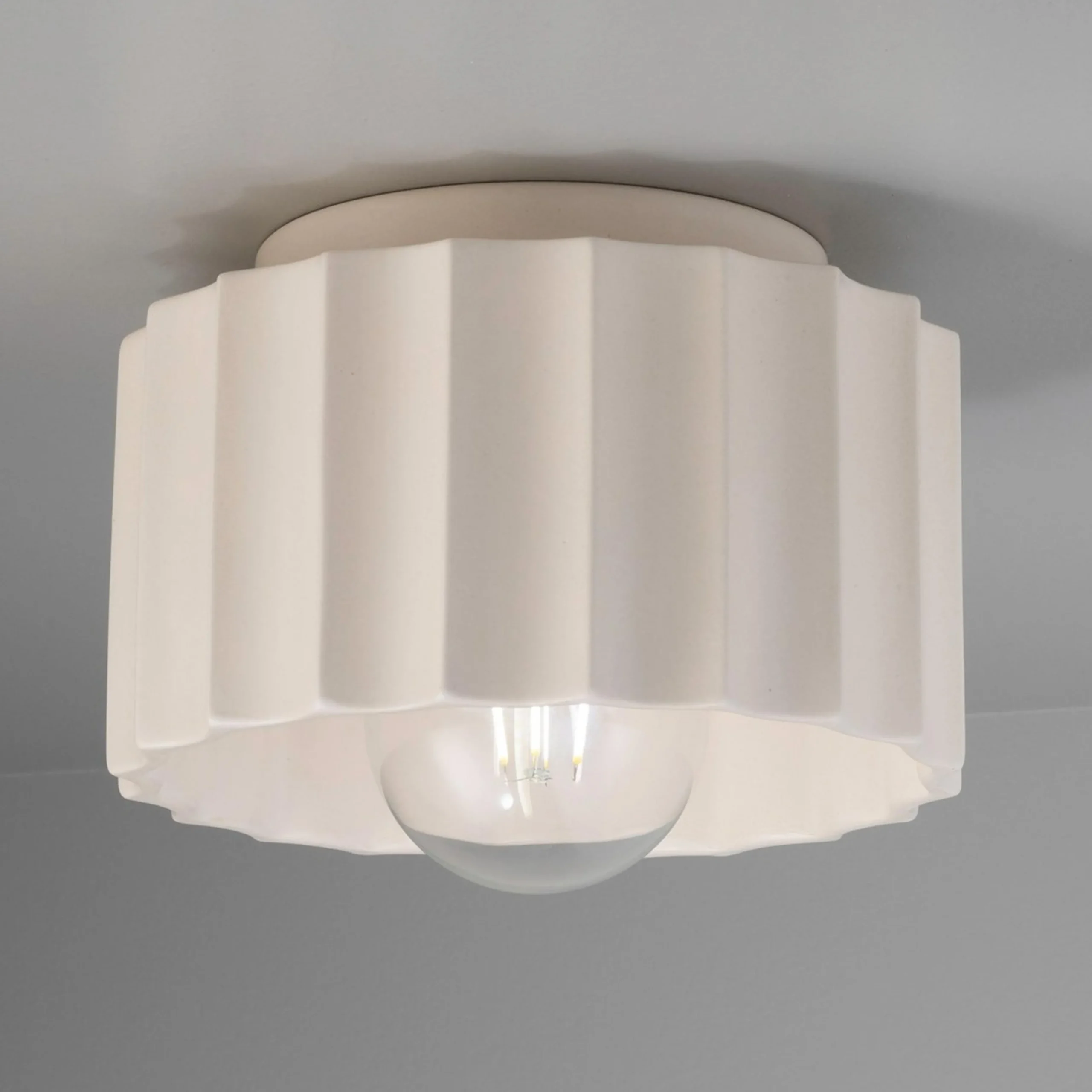 Lemnos Ceramic Ceiling Light - Small - Matte