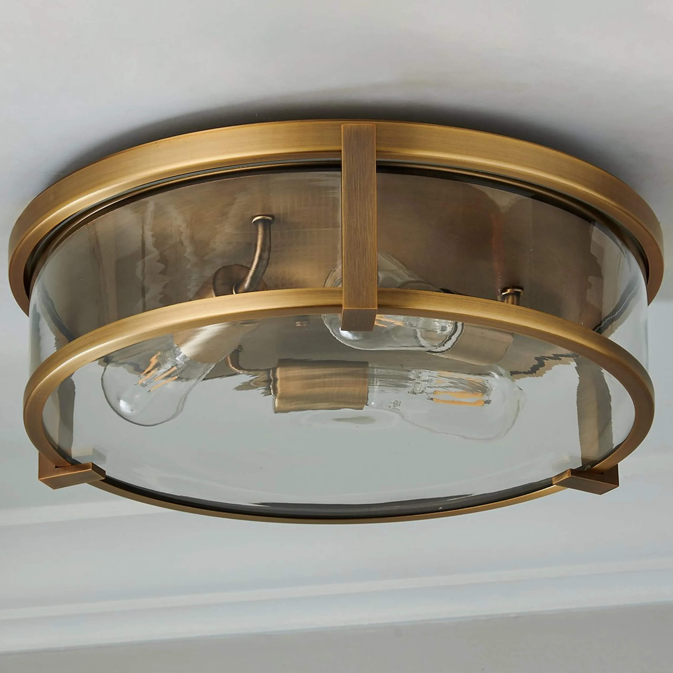 Lenora Clear Glass Ceiling Light
