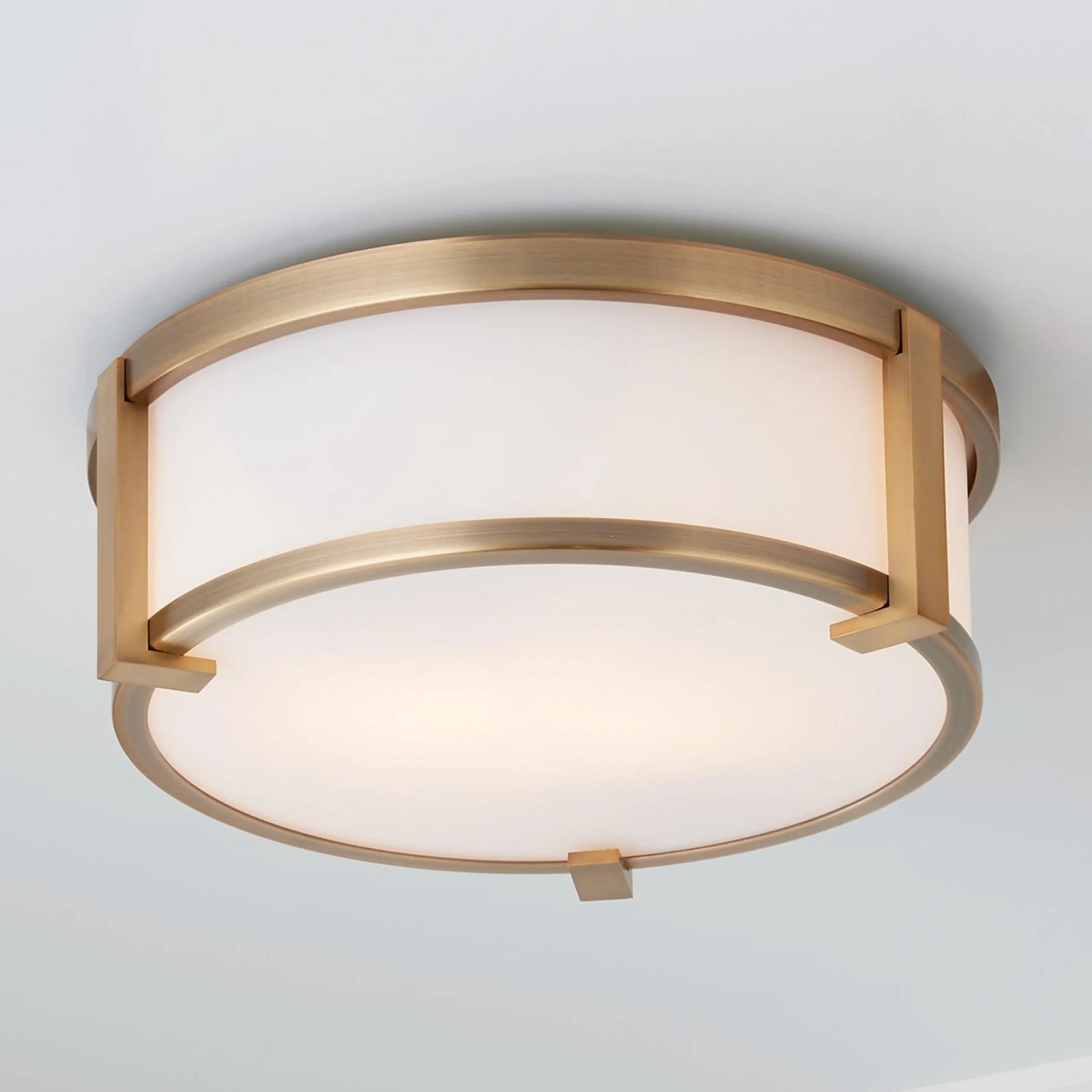 Lenora Opal Glass Ceiling Light - Small