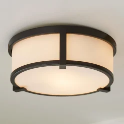 Lenora Opal Glass Ceiling Light - Small
