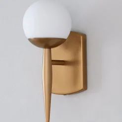 Linear Globe Sconce