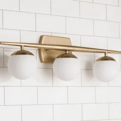 Linear Globe Vanity Light - 3 Light