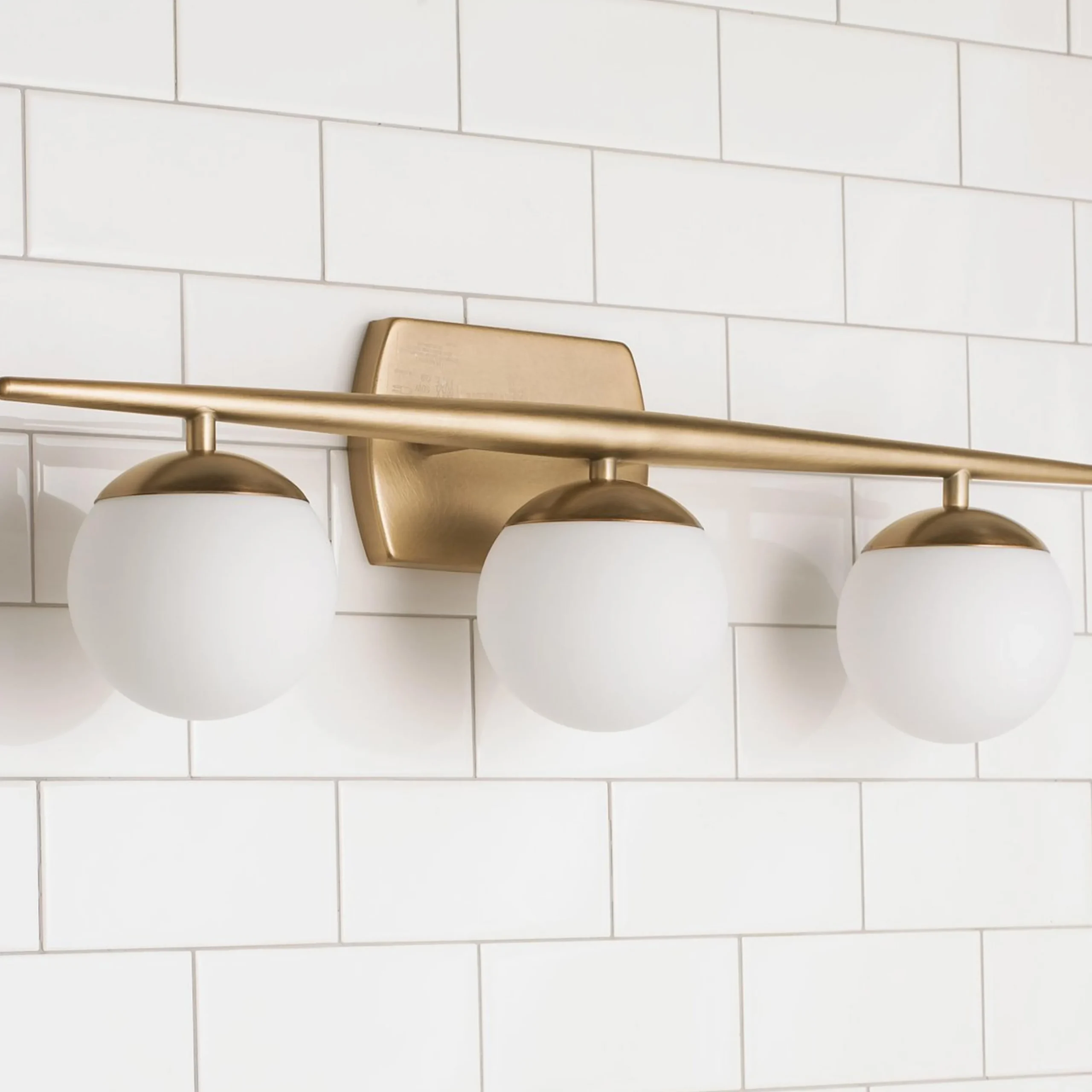 Linear Globe Vanity Light - 3 Light