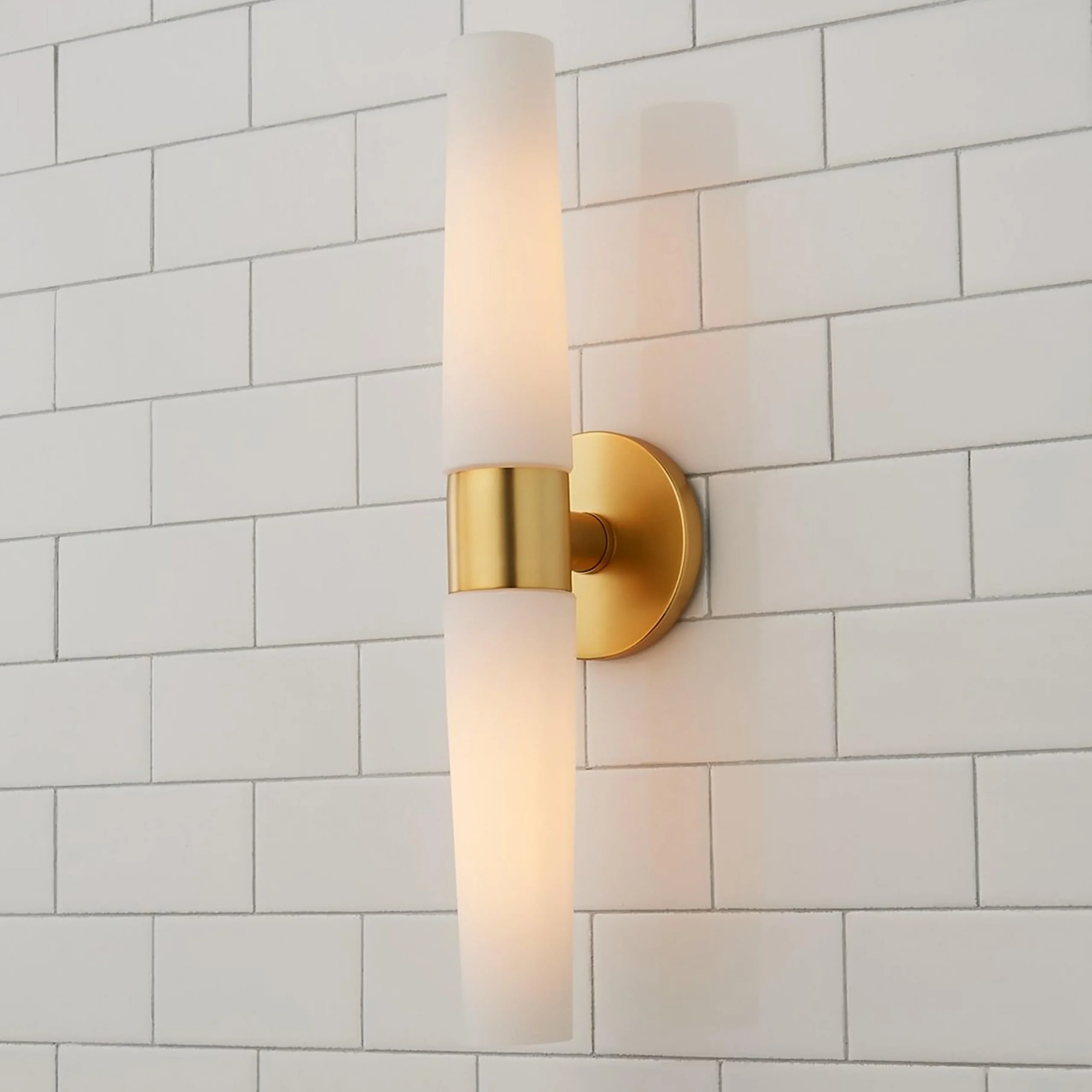 Linear Tube Vanity Light - 2 Light