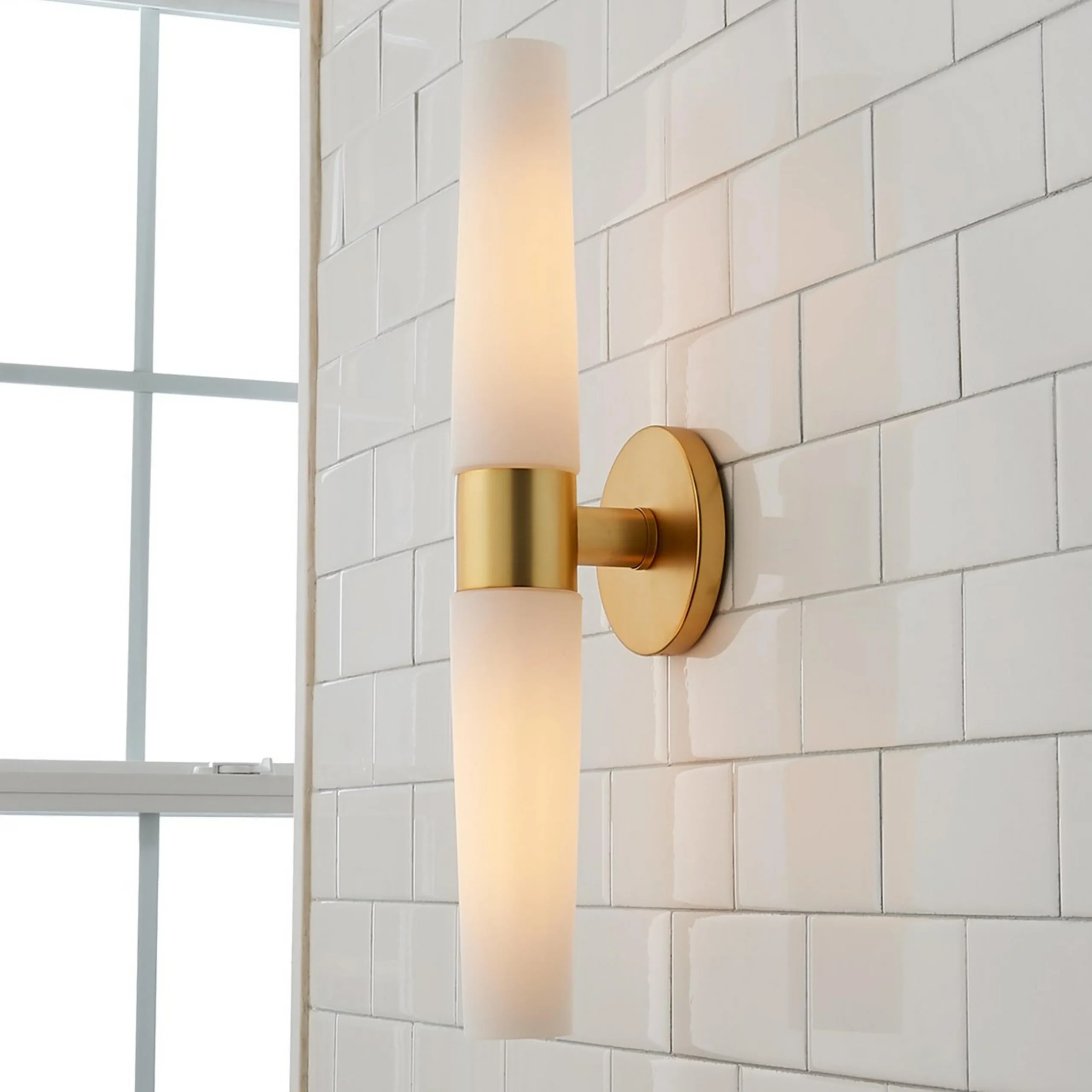 Linear Tube Vanity Light - 2 Light