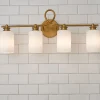 Looped Arm Vanity Light - 4 Light