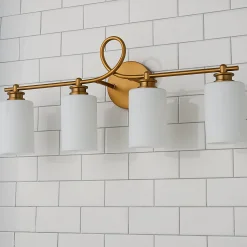 Looped Arm Vanity Light - 4 Light