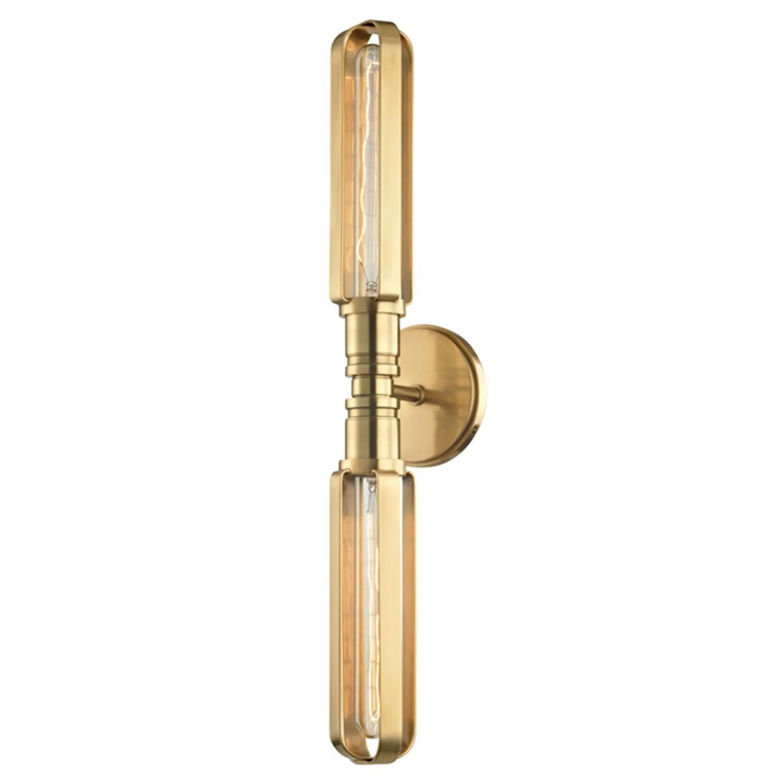 Looped Tube Whisk Sconce- 2 Light