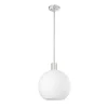 Luceren Pendant - Milk Glass