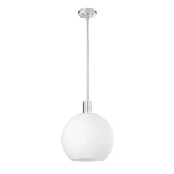 Luceren Pendant - Milk Glass