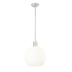 Luceren Pendant - Milk Glass