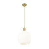 Luceren Pendant - Milk Glass