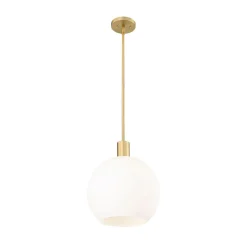 Luceren Pendant - Milk Glass