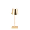 Lucy Cordless Mini Table Lamp - Metallic