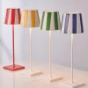 Lucy Cordless Table Lamp - Stripes