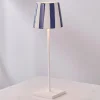 Lucy Cordless Table Lamp - Stripes