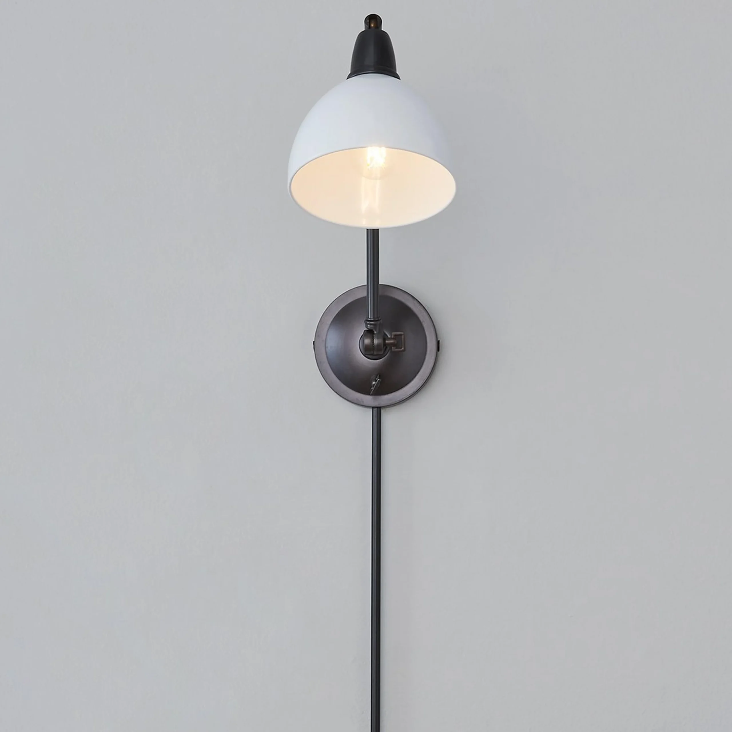 Lunar Luxe Library Swing Arm Sconce
