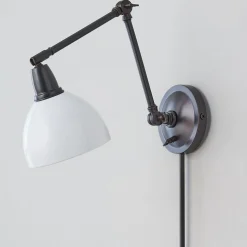 Lunar Luxe Library Swing Arm Sconce