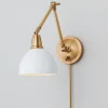 Lunar Luxe Library Swing Arm Sconce