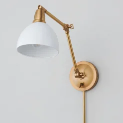 Lunar Luxe Library Swing Arm Sconce