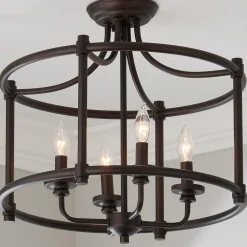 Lustre en Transition Convertible Lantern