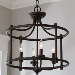 Lustre en Transition Convertible Lantern