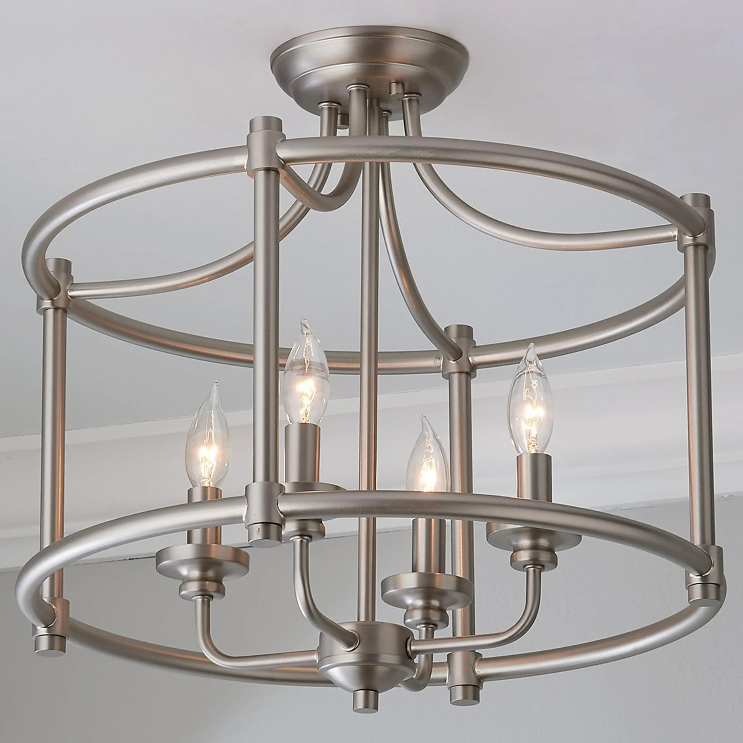 Lustre en Transition Convertible Lantern