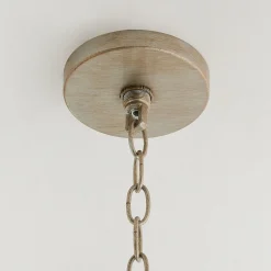 Luxe Patina Metal Drum Shade Pendant - Large