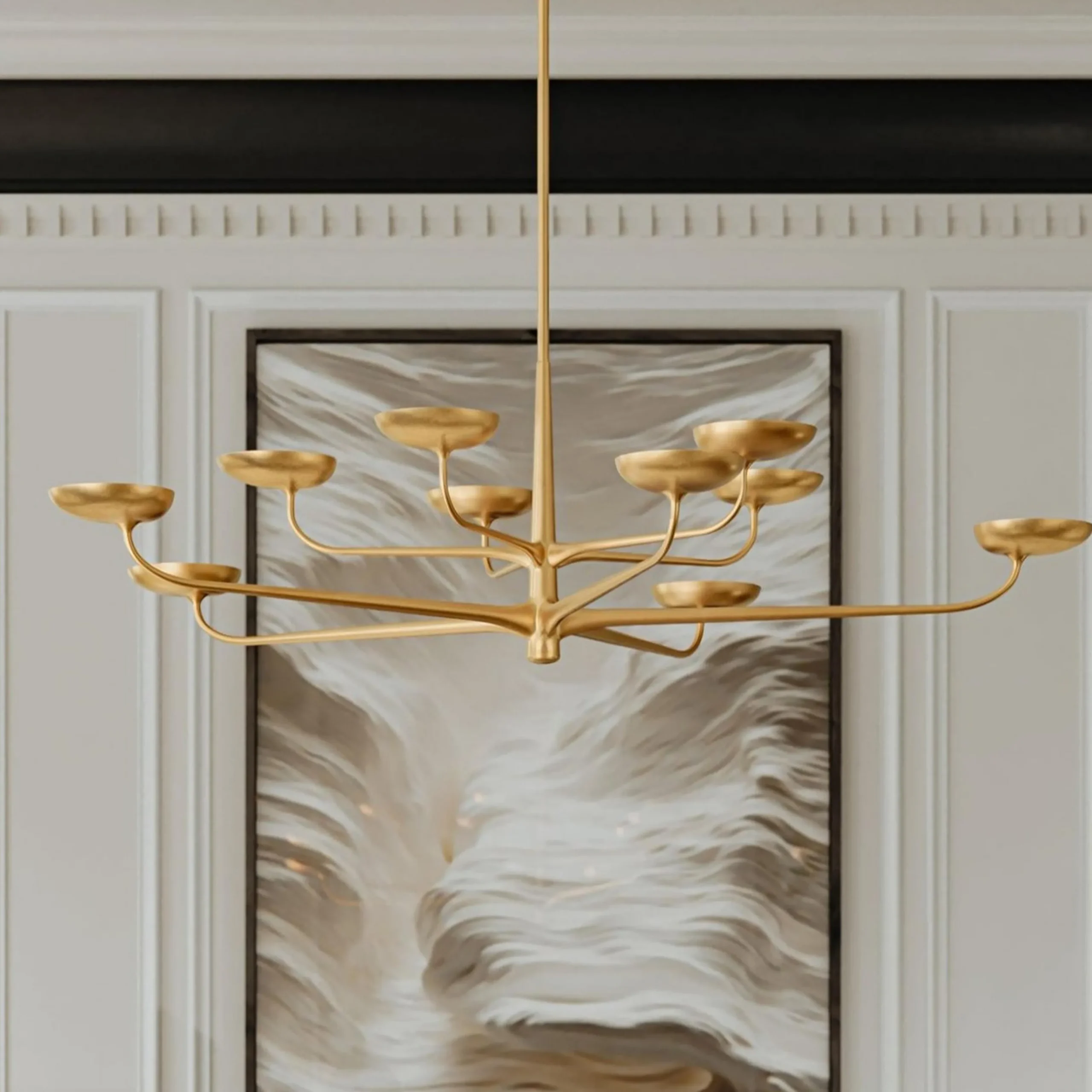 Lynalise LED Chandelier - 10 Light