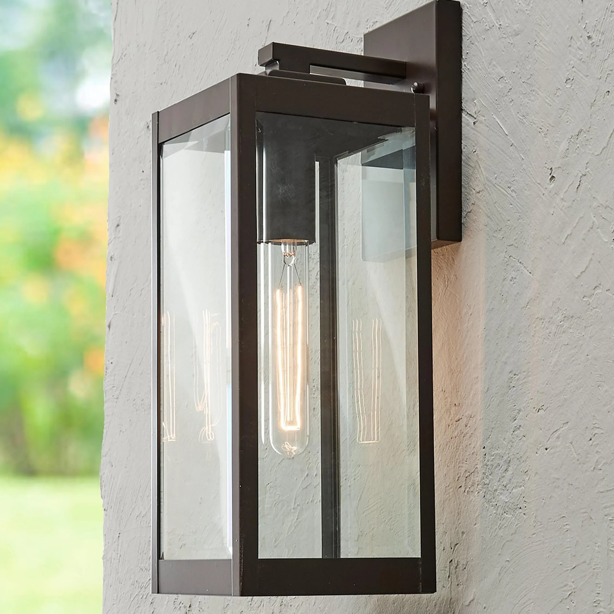 Maddox Beveled Outdoor Sconce - Large